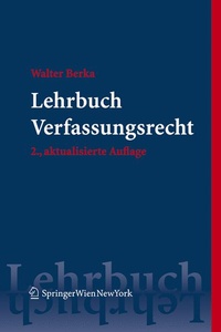 Abbildung von: Lehrbuch Verfassungsrecht - Springer