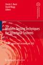 Cover: Modern Testing Techniques for Structural Systems - Springer