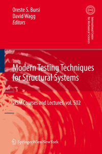 Enlarge image Cover: Modern Testing Techniques for Structural Systems - Springer
