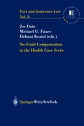 Cover: No Fault Compensation in the Health Care Sector - Springer