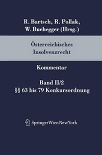 Abbildung von: Österreichisches Insolvenzrecht - Springer