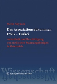 Abbildung von: Das Assoziationsabkommen EWG - Türkei - Springer