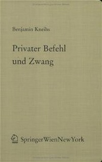 Abbildung von: Privater Befehl und Zwang - Springer