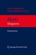 Cover: Kommentar zum EheG - Springer