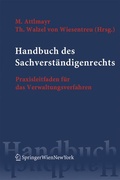 Bild: Handbuch des Sachverständigenrechts - Springer