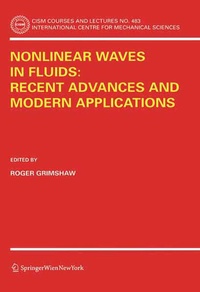 Enlarge image Cover: Nonlinear Waves in Fluids: Recent Advances and Modern Applications - Springer