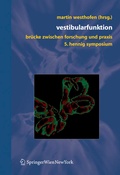 Cover: Vestibularfunktion - Springer