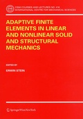 Cover: Adaptive Finite Elements in Linear and Nonlinear Solid and Structural Mechanics - Springer