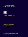 Cover: Brain Edema XIII - Springer