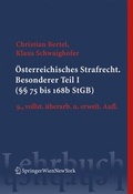 Cover: &Ouml;sterreichisches Strafrecht. Besonderer Teil I (&sect;&sect; 75 bis 168b StGB) - Springer