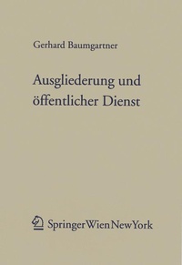 Abbildung von: Ausgliederung und öffentlicher Dienst - Springer