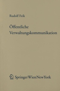 Abbildung von: Öffentliche Verwaltungskommunikation - Springer