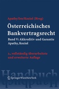 Cover: &Ouml;sterreichisches Bankvertragsrecht - Springer