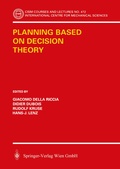 Cover: Planning Based on Decision Theory - Springer