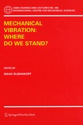 Cover: Mechanical Vibration: Where Do We Stand? - Springer