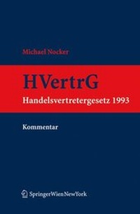 Abbildung von: Kommentar zum Handelsvertretergesetz 1993 (HVertrG 1993) - Springer