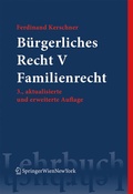 Cover: B&uuml;rgerliches Recht V. Familienrecht - Springer