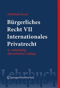 Cover: B&uuml;rgerliches Recht VII. Internationales Privatrecht - Springer