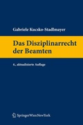 Cover: Das Disziplinarrecht der Beamten - Springer
