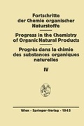 Cover: Fortschritte der Chemie Organischer Naturstoffe - Springer