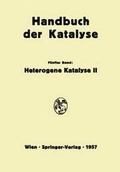 Cover: Heterogene Katalyse II - Springer