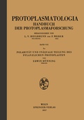 Cover: Polarit&auml;t und In&auml;quale Teilung des Pflanzlichen Protoplasten - Springer
