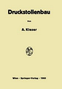 Abbildung von: Druckstollenbau - Springer