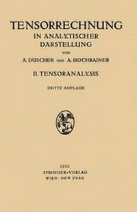 Abbildung von: Grundzüge der Tensorrechnung in Analytischer Darstellung - Springer