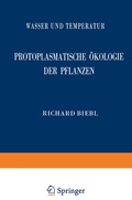Cover: Protoplasmatische &Ouml;kologie der Pflanzen - Springer
