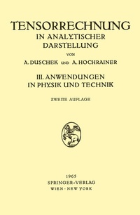 Abbildung von: Grundzüge der Tensorrechnung in Analytischer Darstellung - Springer