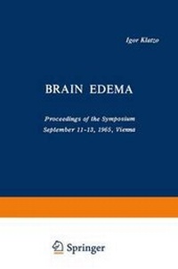 Enlarge image Cover: Brain Edema - Springer
