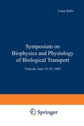 Cover: Symposium on Biophysics and Physiology of Biological Transport - Springer