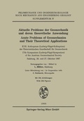 Cover: Aktuelle Probleme der Geomechanik und Deren theoretische Anwendung / Acute Problems of Geomechanics and Their Theoretical Applications - Springer