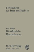 Cover: Die Affentliche Unternehmung - Springer