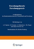 Cover: Forschungstheorie Forschungspraxis - Springer