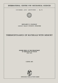 Enlarge image Cover: Thermodynamics of Materials with Memory - Springer