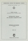 Cover: Information Theory and Reliable Communication - Springer