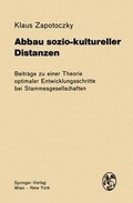 Cover: Abbau Sozio-Kultureller Distanzen - Springer