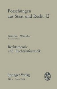 Enlarge image Cover: Rechtstheorie und Rechtsinformatik - Springer
