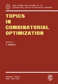 Cover: Topics in Combinatorial Optimization - Springer