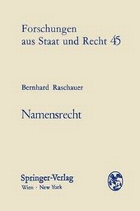 Abbildung von: Namensrecht - Springer