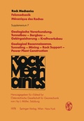 Cover: Geologische Vorerkundung. Tunnelbau - Bergbau - Gebirgssicherung - Kraftwerksbau / Geological Reconnaissance. Tunneling - Mining - Rock Support - Power Plant Construction - Springer