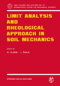 Enlarge image Cover: Limit Analysis and Rheological Approach in Soil Mechanics - Springer