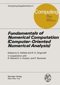 Cover: Fundamentals of Numerical Computation (Computer-Oriented Numerical Analysis) - Springer
