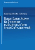 Cover: Nutzen-Kosten-Analyse f&uuml;r Energiesparma&szlig;nahmen auf dem Sektor Kraftwagenverkehr - Springer