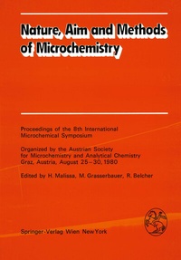 Enlarge image Cover: Nature, Aim and Methods of Microchemistry - Springer