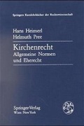 Cover: Kirchenrecht - Springer
