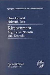 Enlarge image Cover: Kirchenrecht - Springer