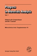 Cover: Progress in Materials Analysis - Springer