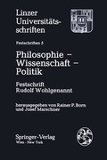 Cover: Philosophie - Wissenschaft - Politik - Springer